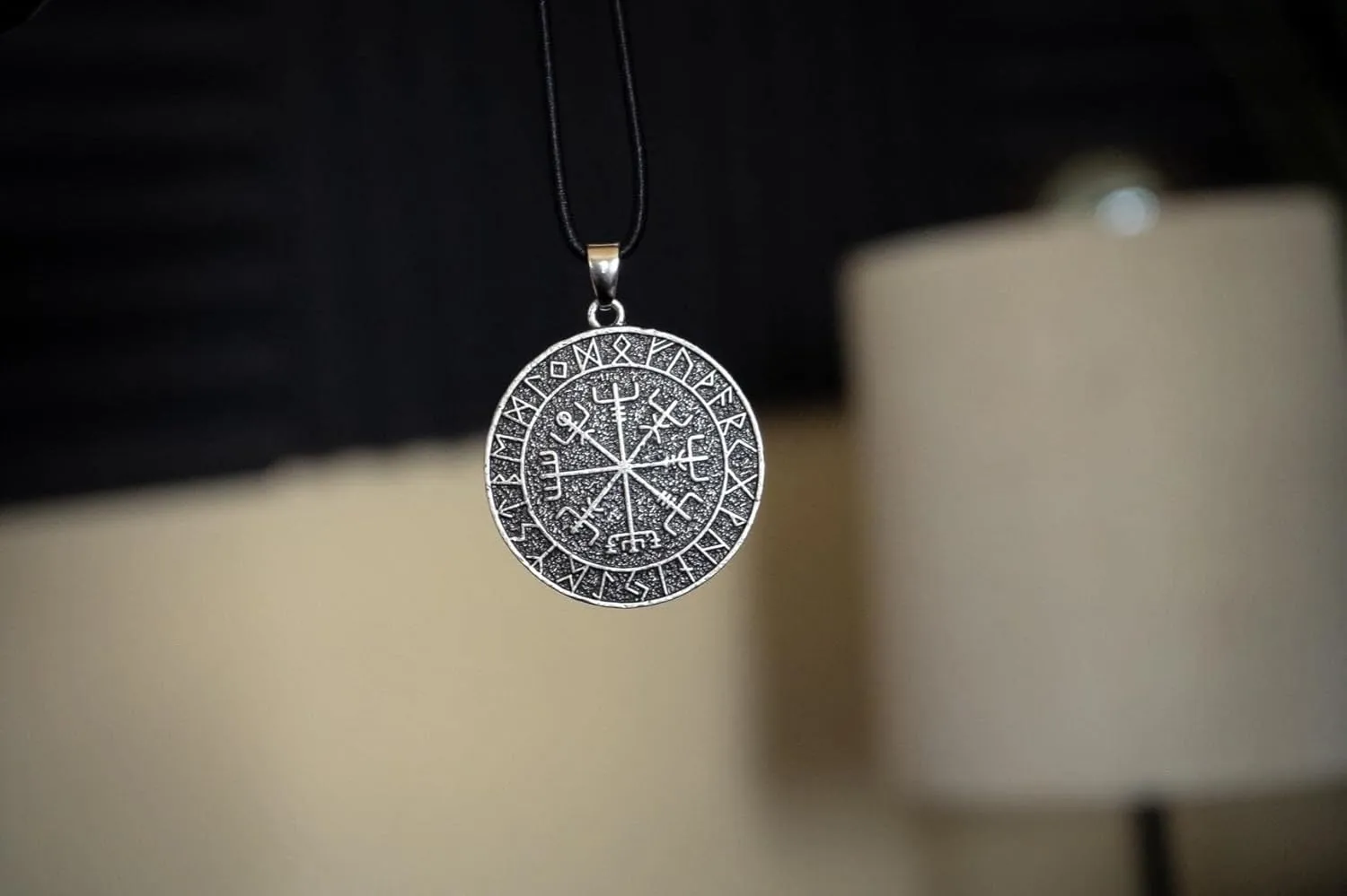 1PCS Norse Viking Necklace For Men Compass Vegvisir Necklace Talisman Jewelry, Mens Viking Gift