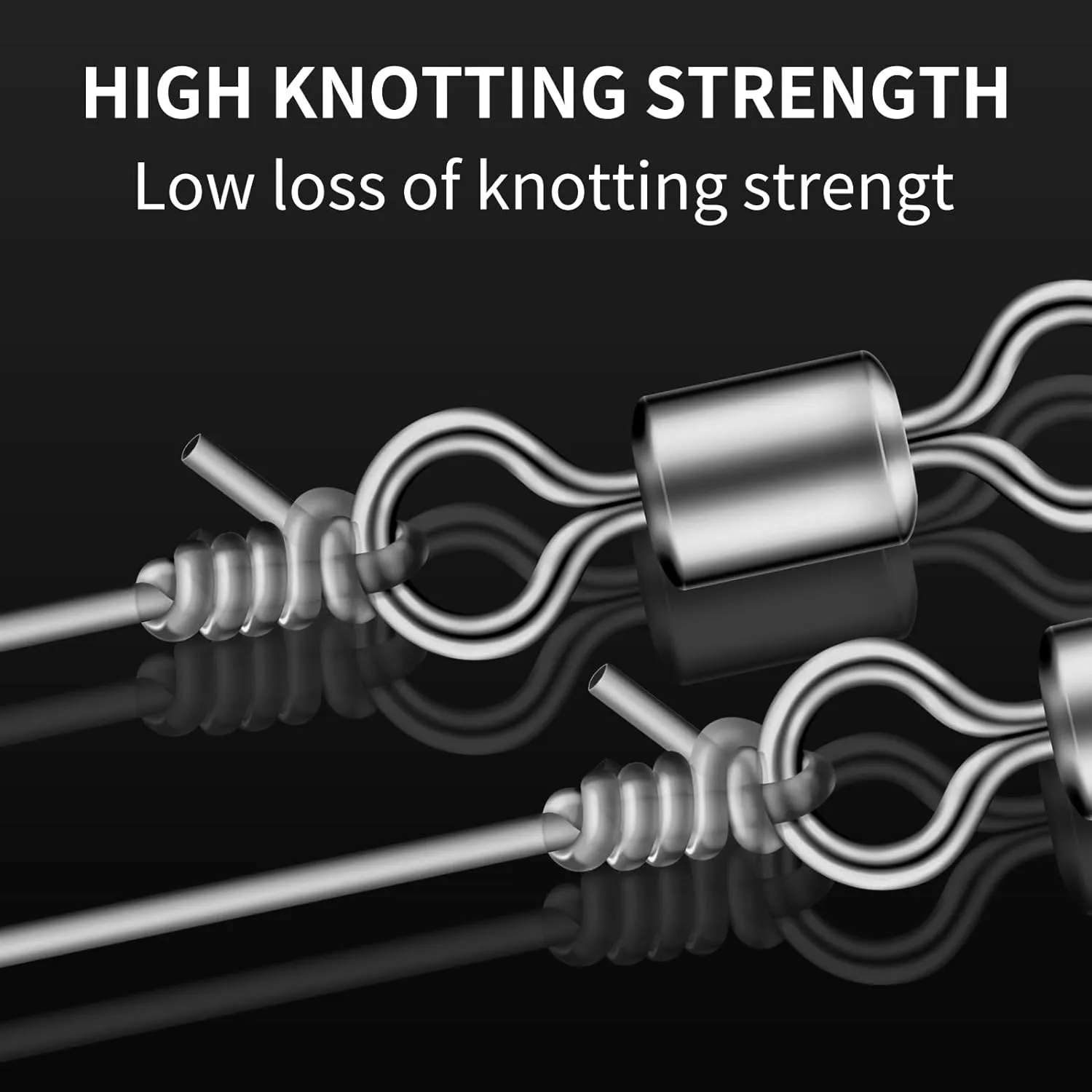 Force Monofilament Fishing Line, Heavy Duty Strong Mono Fishing Wire, Clear Nylon Leader Line