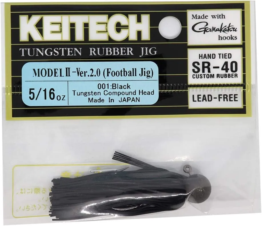 Keitech Tungsten Rubber Jig Model 2 Football Jig Ver. 2.0