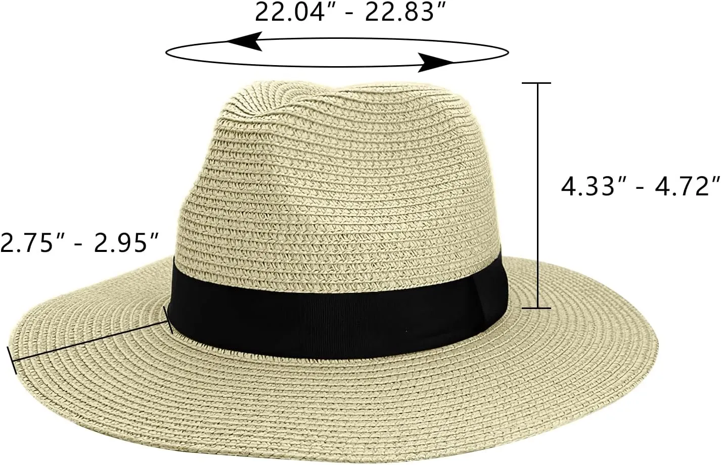 KXF 2 Packs Summer Beach Straw Sunhat Foldable Wide Brim UPF 50  Gardening Sun Hat Cap for Women Men