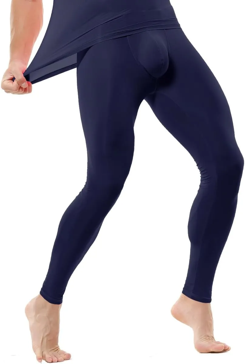 Mens Thermal Underwear Bottoms Activewear Leggings Long Johns Underpants Activewear Yoga Pants