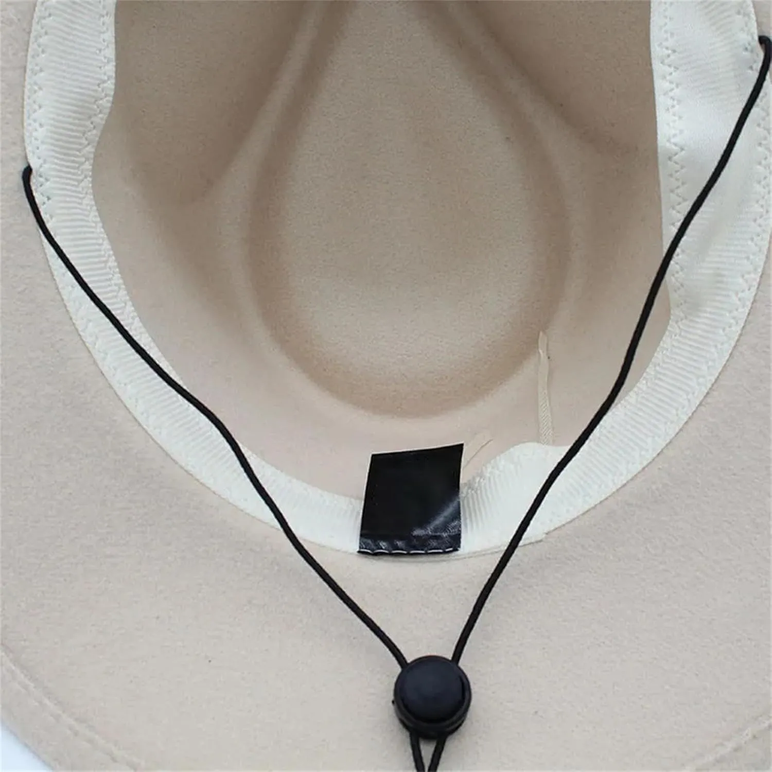 Mnjyihy Men Women Woolen Bowler Hat Jazz Fedorasrolled Brim Western Cowboy Hat Rope Decor Panama Riding Felt Cap