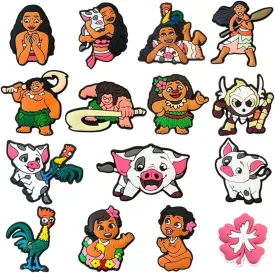 Moana Shoe Charm Set, 15 Pieces