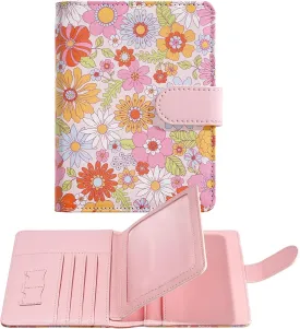 passport holder, passport cover, vaccine card holder, waterproof leather travel wallet with rfid blocking for men/women