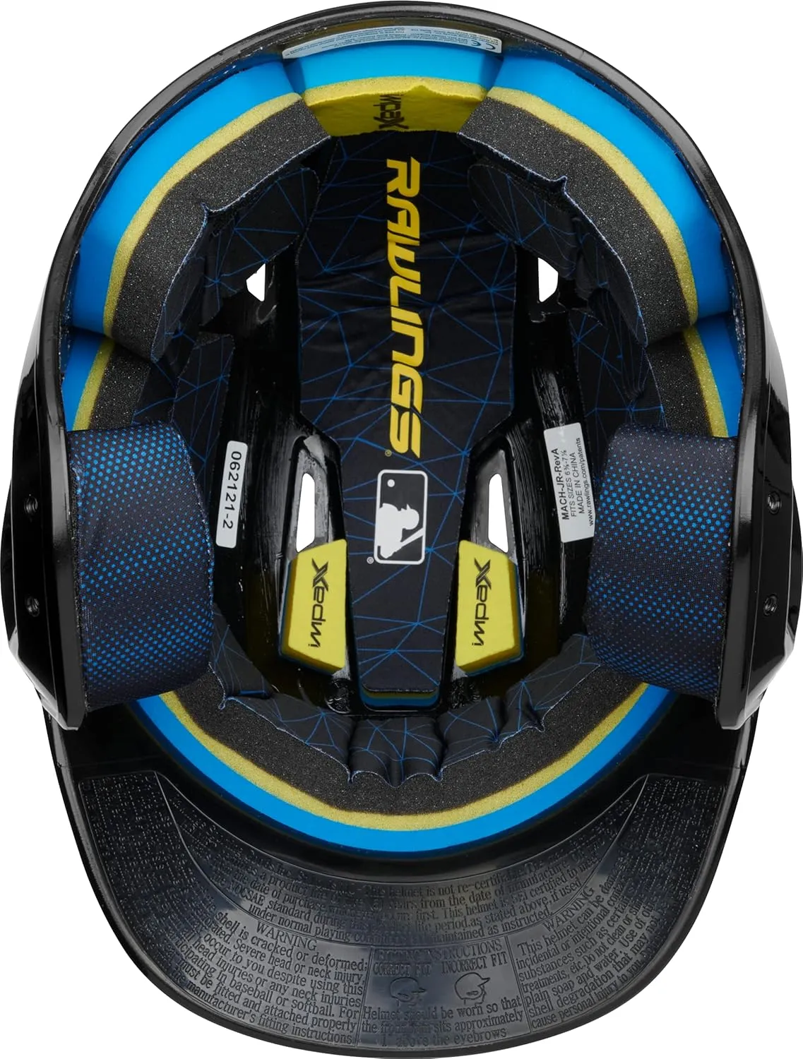 Rawlings | MACH Baseball Batting Helmet | Gloss | JR & SR Sizes | Multiple Colors