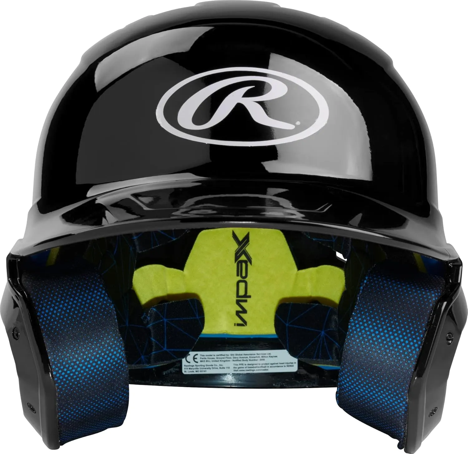 Rawlings | MACH Baseball Batting Helmet | Gloss | JR & SR Sizes | Multiple Colors