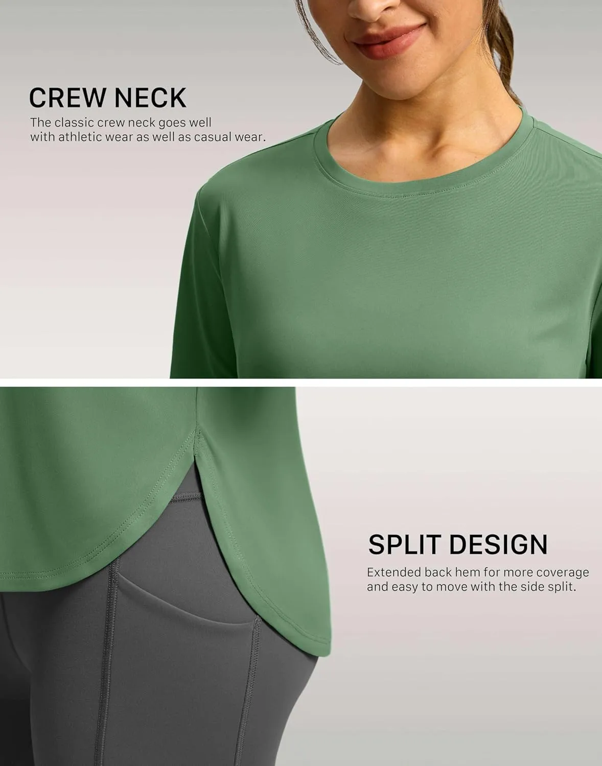 Soothfeel Women's Short Sleeve Workout Shirts UPF 50  Sun Protection Breathable Athletic Tee Tops Gym Running Yoga T-Shirts