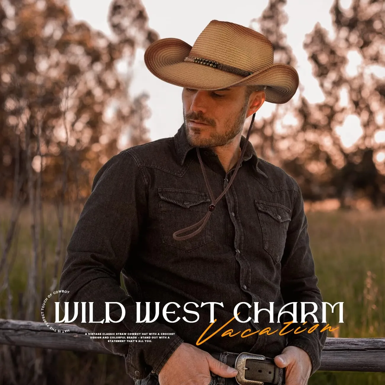 Straw Cowboy Cowgirl Hats for Women and Men Western Country Hats Sun Beach Cow Girl Cow Boy