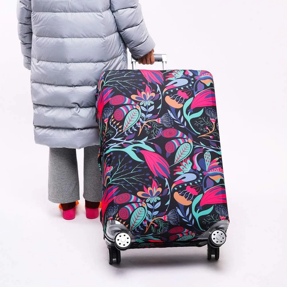 TRAVELKIN Luggage Cover Washable Suitcase Protector Anti-scratch Suitcase cover Fits 18-32 Inch Luggage